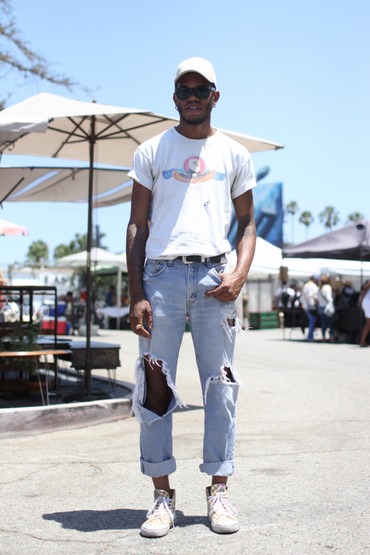 Minimalist Street Style w/ Playboy Shirt, Levi's Jeans, Louis
